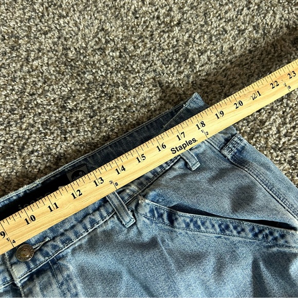 Vintage Levi’s Silvertab Jeans Mens 38x32 Blue Y2K 90s Carpenter Baggy Wide Leg - Picture 12 of 13